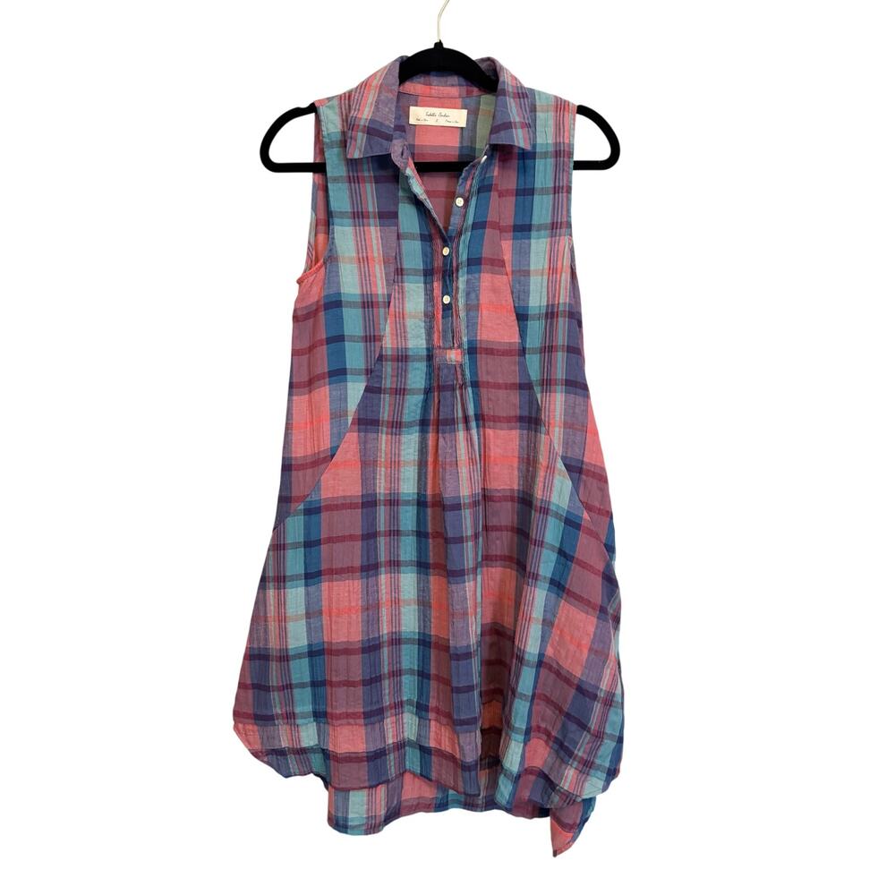 Isabella Sinclair Plaid Mini Dress Small